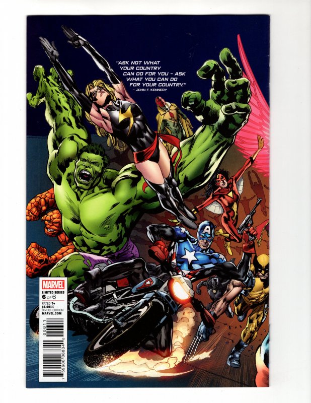 CAPTAIN AMERICA: REBORN #6 (VF/NM) No Resv! 1¢ Auction!