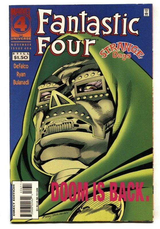 Fantastic Four #406 DR. DOOM-1995 comic book