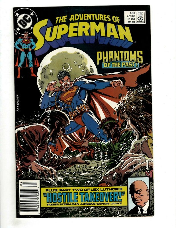 12 Adventures of Superman DC Comics 453 454 457 458 459 460 461 462 463 + HG1