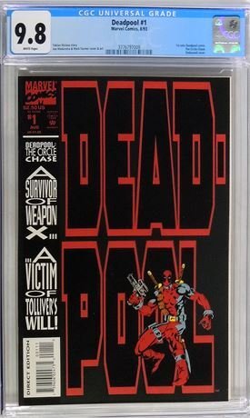 Deadpool #1 (1993) CGC Graded 9.8