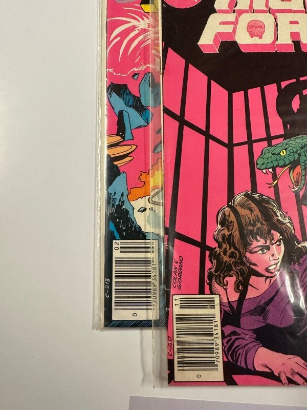 2 Night Force DC Comic Book # 4 7 Superman Flash Batman  18 CT4