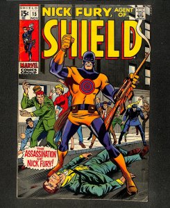 Nick Fury, Agent of SHIELD #15 1st Bullseye!