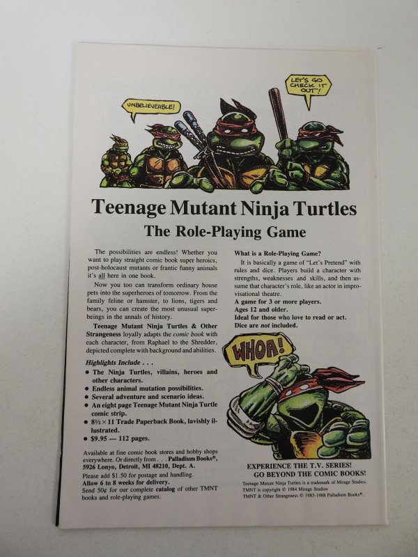Teenage Mutant Ninja Turtles Adventures #2 (1988) FN/VF Condition!