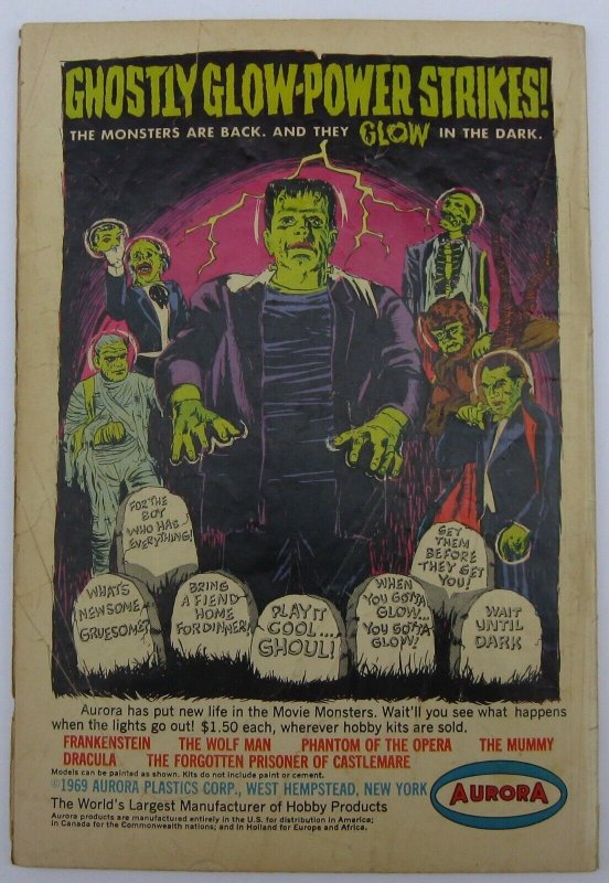 Superboy #156 (May-Jun 1969, DC), G (2.0), Giant G-59, 20th Anniversary Issue