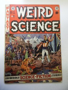 Weird Science #13 (1952) VG+ Condition centerfold detached at 1 staple