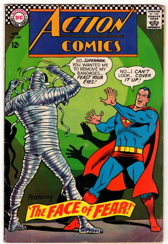 Action Comics #349 Silver Age DC Classic