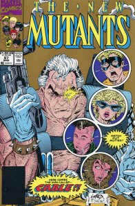 The New Mutants #87 (1990) 1st App of Cable VF 8.0 Comic Book