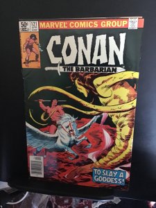 Conan the Barbarian #121 (1981) hi grade, to slay a goddess!  VF/NM Wow