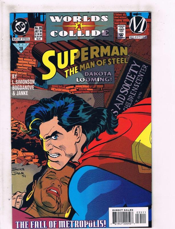 Lot of 9 Man of Steel DC Comics #30 38 39 40 41 42 43 44 45 46 Superman CB7