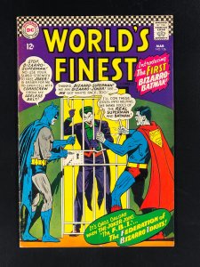 World's Finest Comics #156 (1966) FN- 1st Appearance of Bizarro Batman