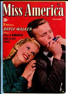 Miss America Vol. 7 #5 1947-Timely--Patsy Walker-comics-harmonica-fashion-VG/FN