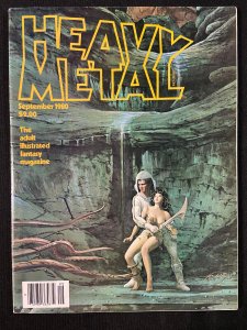 HEAVY METAL MAGAZINE SEPTEMBER 1980 WRIGHTSON BACK COVER  VF