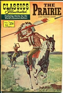 Classics Illustrated #58 1969-Gilberton-The Prairie-HRN 169-Cooper-VF+