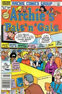 Archie's Pals 'n Gals #181 FN ; Archie | May 1986 Movie Rental Cover