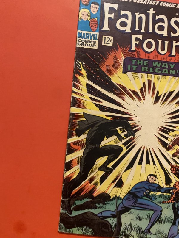 Fantastic Four #53 (VG/FN) 1st appearance of Klaw 2nd Black Panther 1st T...