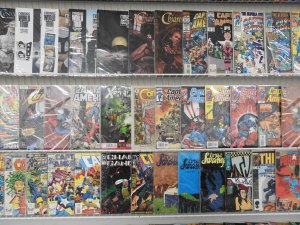 Huge Lot 150+ Comics W/ Captain America, Batman,  Blue Beetle, +More! Avg VF- !