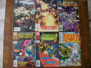 6 MARVEL Comic: GHOST RIDER TIMESTORM 2099 NIGHTSTALKERS MORITURI SILVER SABLE