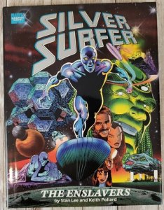 Marvel Silver Surfer The Enslavers Hardcover Graphic Novel 1st Print Stan Lee