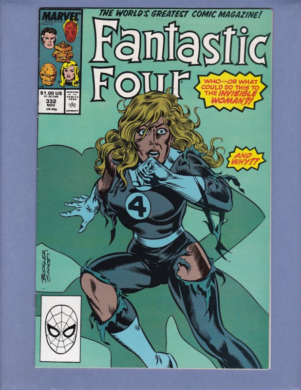 Fantastic Four #332 FN Marvel 1989