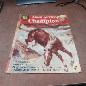 Dell comics Gene Autry and Champion #116 Silver Age 1957 Western Hero