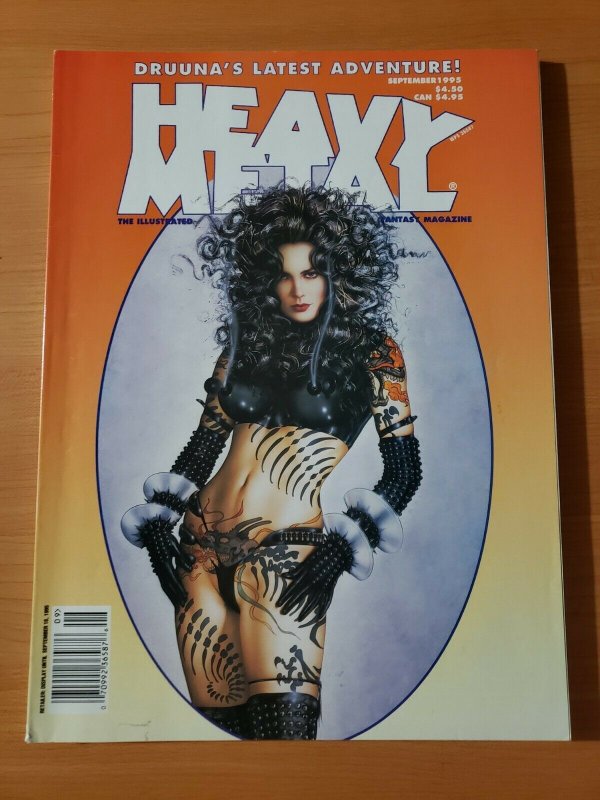 Heavy Metal Magazine September 1995 ~ NEAR MINT NM ~ illustrated Magazine