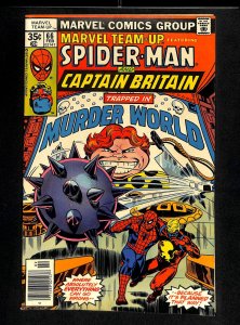 Marvel Team-up #66 FN 6.0 2nd Captain Britain!