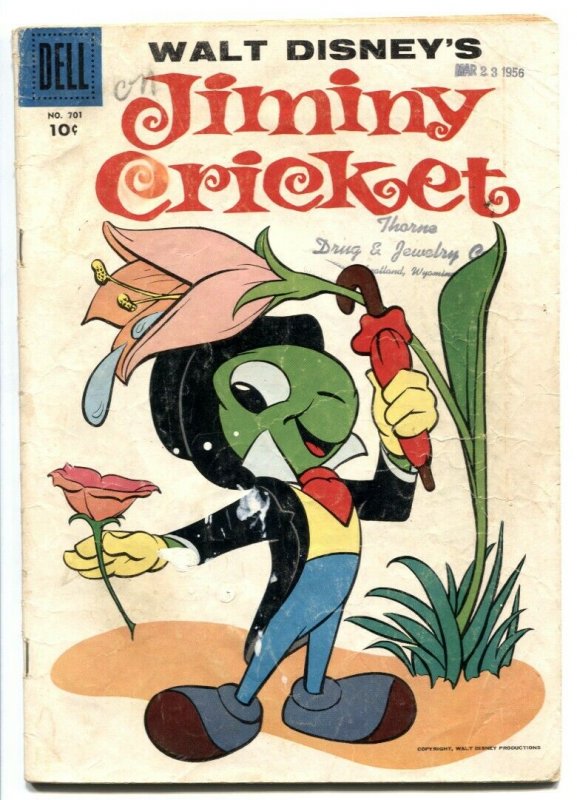 Jiminy Cricket -Four Color Comics #701 1956 G