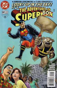 Adventures of Superman #541 VF/NM ; DC | Superboy Hawaii Honeymoon