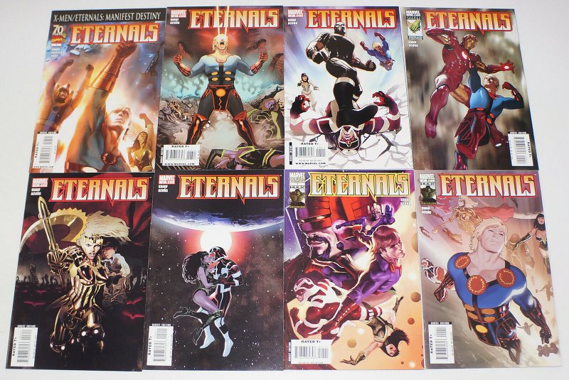 Eternals vol. 4 #1-9 VF/NM complete series + variant + annual - x-men - iron man