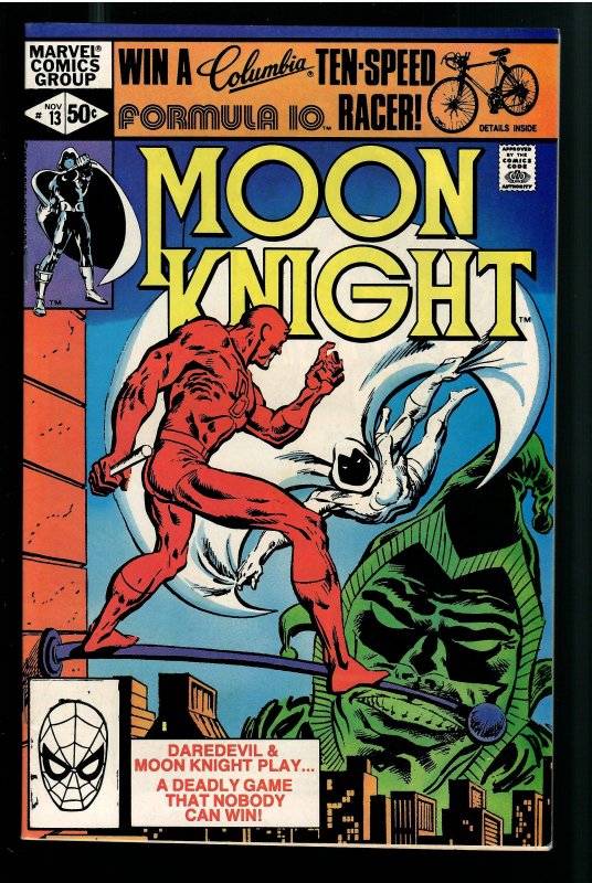 MOON KNIGHT 13;NM;TRENDING 20-KEY COLLECTOR-1st MOON KNIGHT/DAREDEVIL!