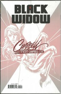 Black Widow #3 Glow in the Dark 2020 NYCC J Scott Campbell JSC #/300 AP GGA