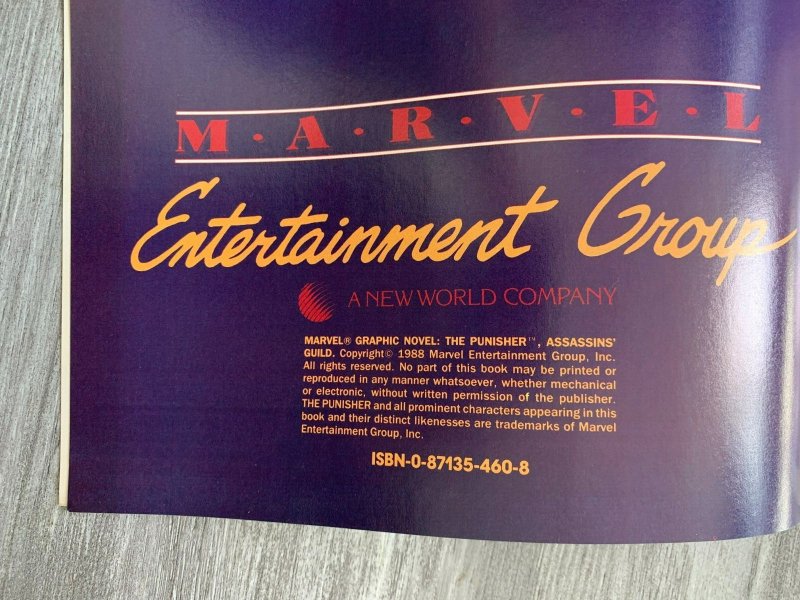 1988 THE PUNISHER Assassin's Guild SC SC FN+ 6.5 1st Marvel Graphic Novel