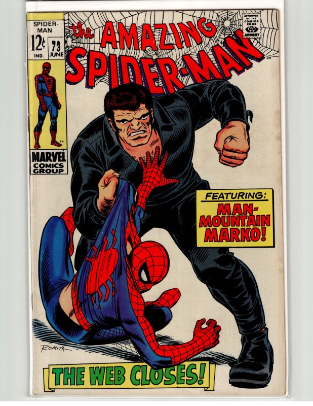 The Amazing Spider-Man #73 (1969) Spider-Man [Key Issue]