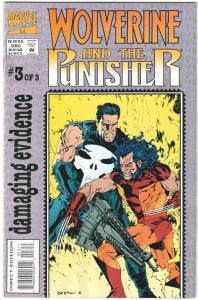 Wolverine and the Punisher: Damaging Evidence #1, 2, 3 (1993) COMPLETE SET!