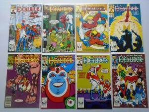 Excalibur Lot From:#4-100 + 3 Specials 75 Different 8.0 VF (1989-96)