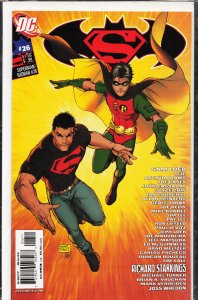 Superman / Batman #26 Robin and Superboy Cover (2006) Superman and Batman