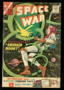 SPACE WAR #24 1963-CHARLTON-EMERALD MOON COVER-ESP VG/FN