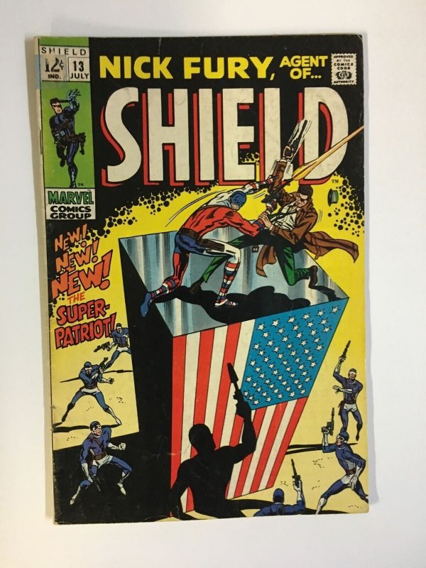 NICK FURY AGENT OF SHIELD 13 VG+ July 1969