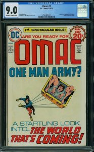 OMAC #1 (1974) CGC 9.0 VFNM