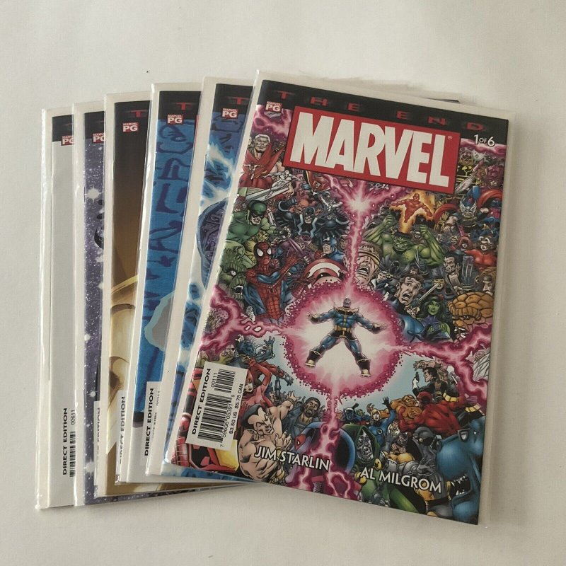 Marvel The End 1 2 3 4 5 6 Lot Run Set Near Mint Nm Marvel