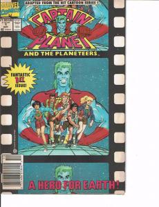 Lot Of 2 Marvel Comic Books Captain Planet #1 and Spectacular Spider-Man #243ON2