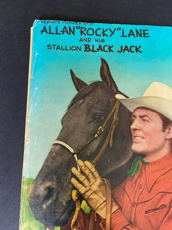 Rocky Lane Western 1 VG (Fawcett May 1949)