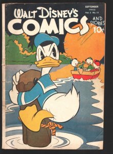 Walt Disney's Comic& Stories #36 1943-Dell-Mickey-Donald and more-Carl Barks ...