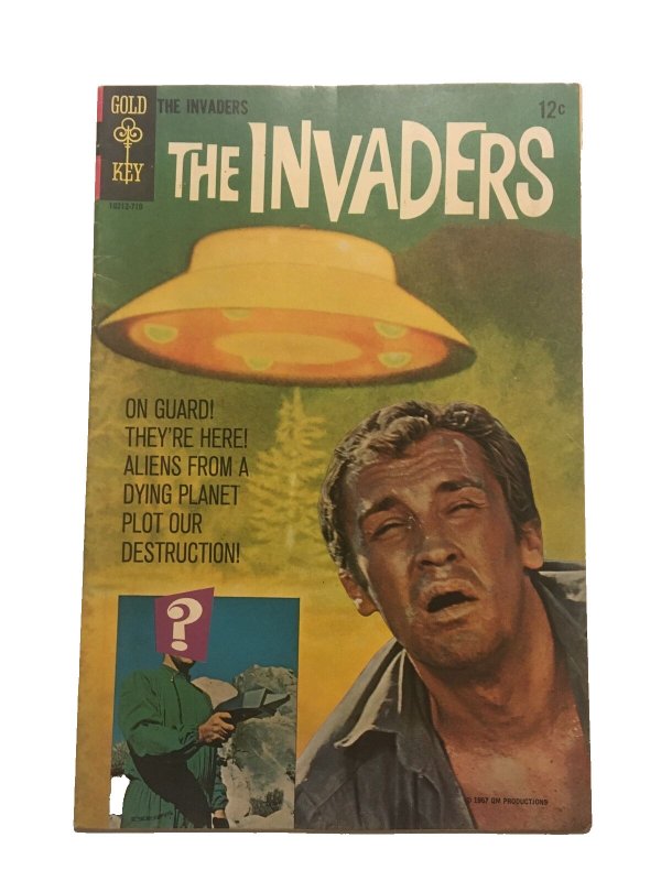 The Invaders #1 Photo Cover Dan Spiegle Gold Key 1967 Silver Age