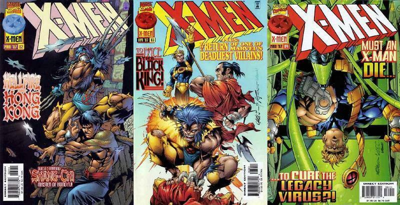 X MEN  (1991) 62-64 Games Of Deceit & Death Shang-Chi