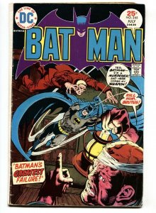 BATMAN #265 1975-DC comic-BERNI WRIGHTSON