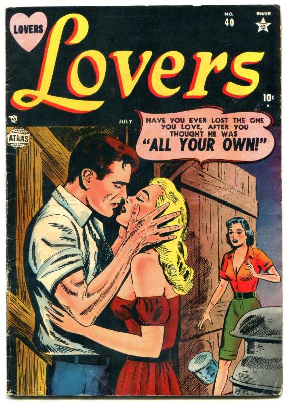 Lovers #40 1952-Confessions of Hollywood Extra! Atlas Romance Comic- VG+