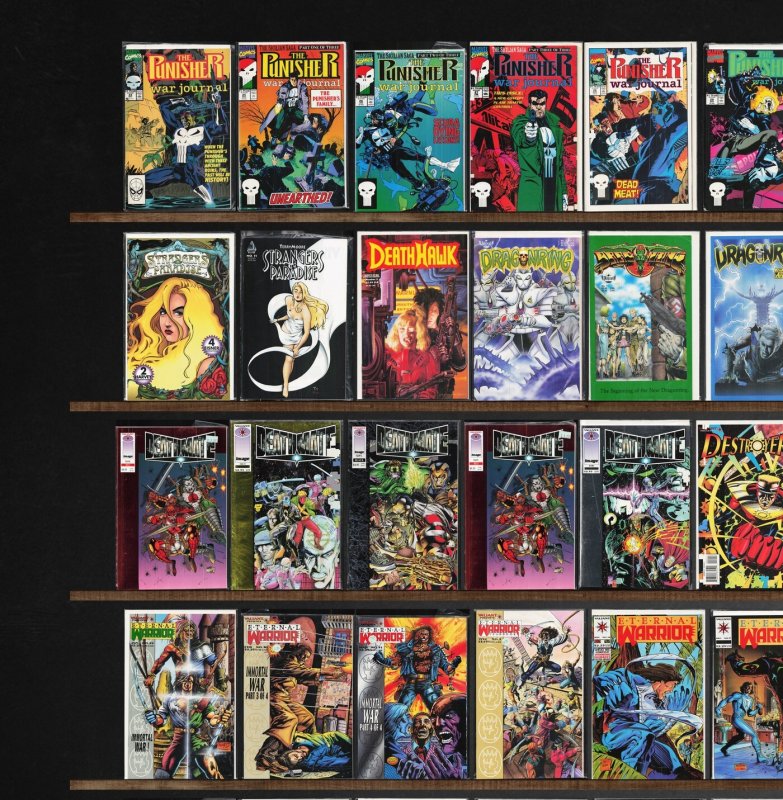 Huge Lot 150+ Comics with Eternal Warrior, Freex, Deathmate & More!