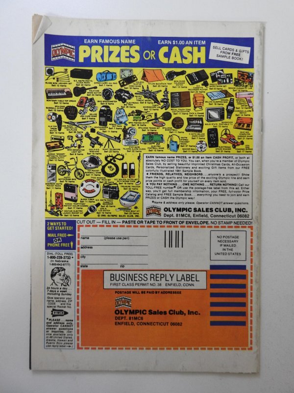 The Amazing Spider-Man #220 (1981) VG Condition! Moisture stain