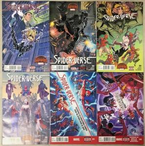 SPIDER-VERSE#1-5 VF/NM LOT 2015 SECRET WARS (6 BOOKS) MIXED LOT MARVEL COMICS